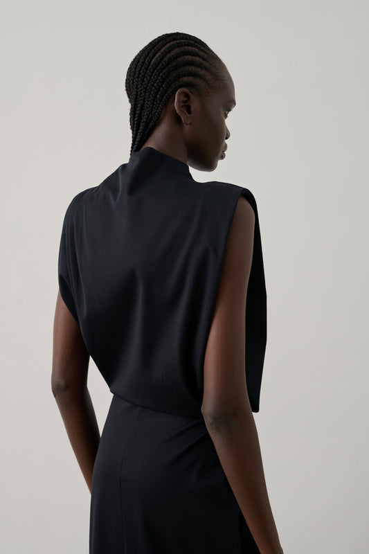 Robe Gemma - Noir - Coton - Femme