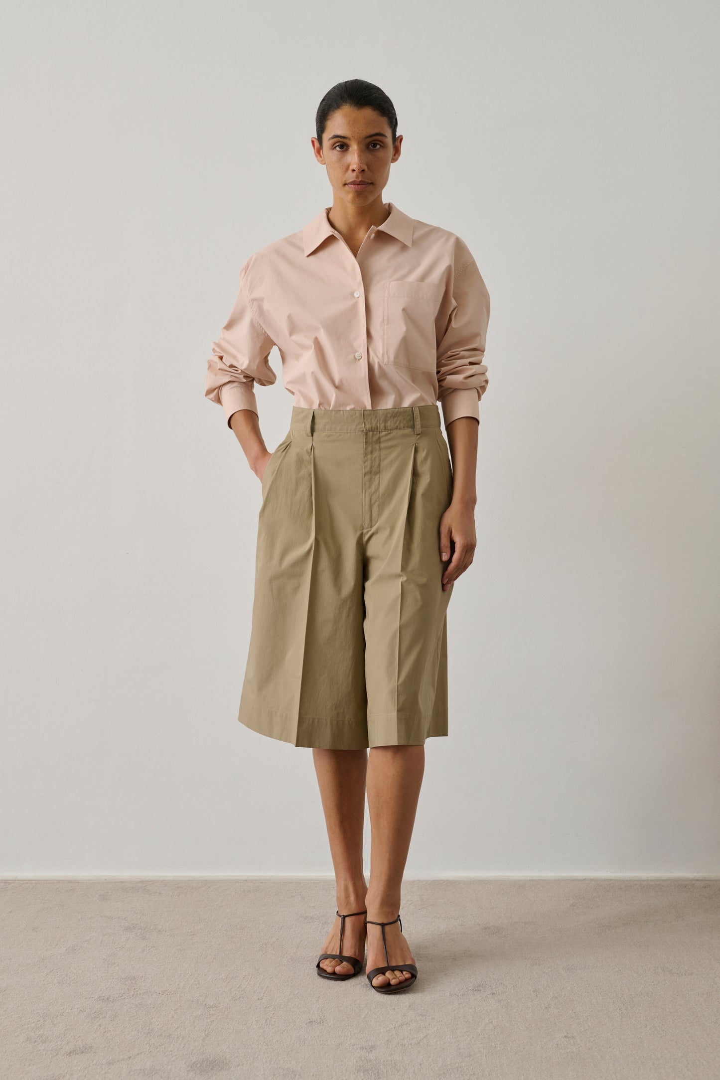 Bermuda Imogen - Sable - Coton - Femme