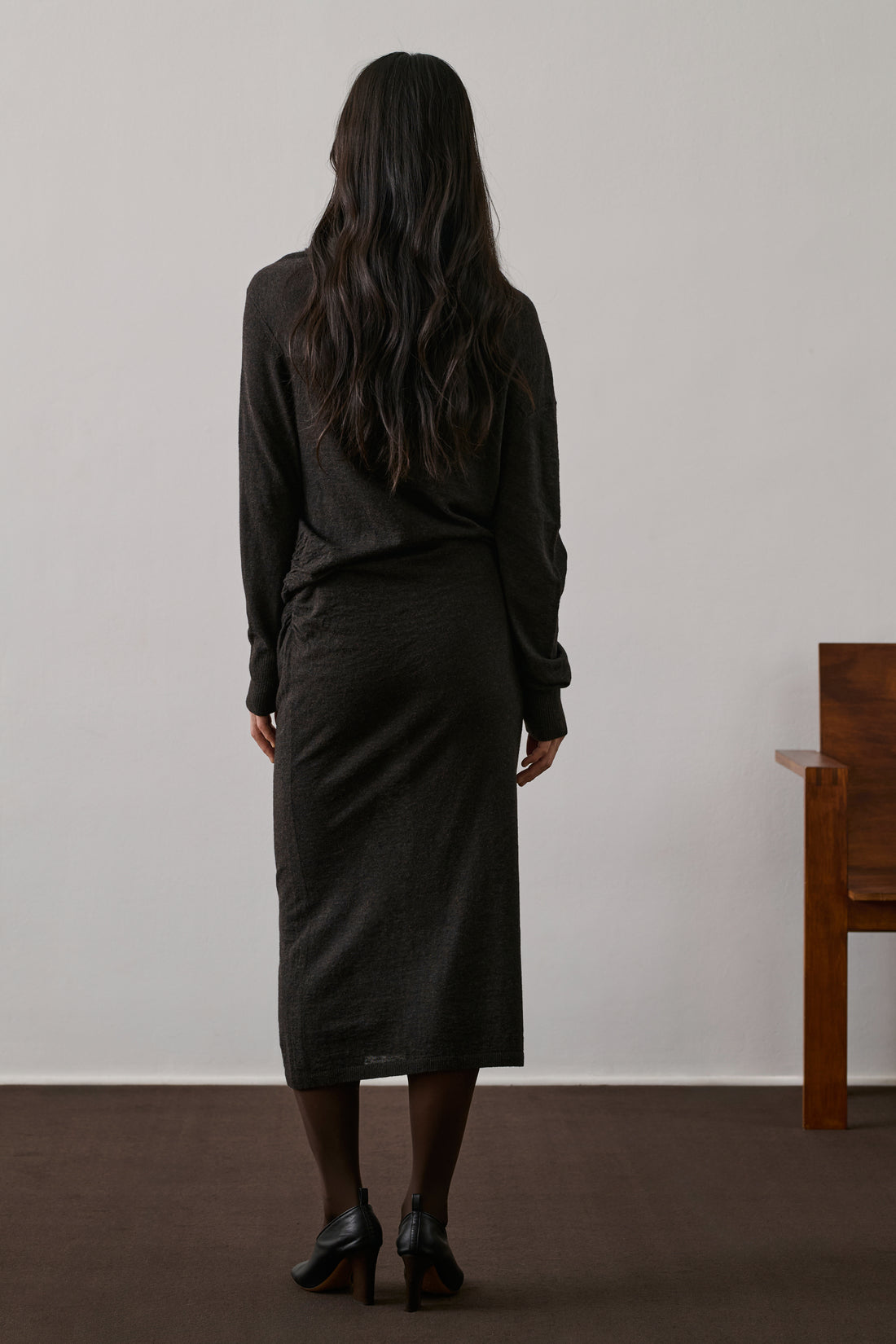 Robe Gisee - Marron - Femme