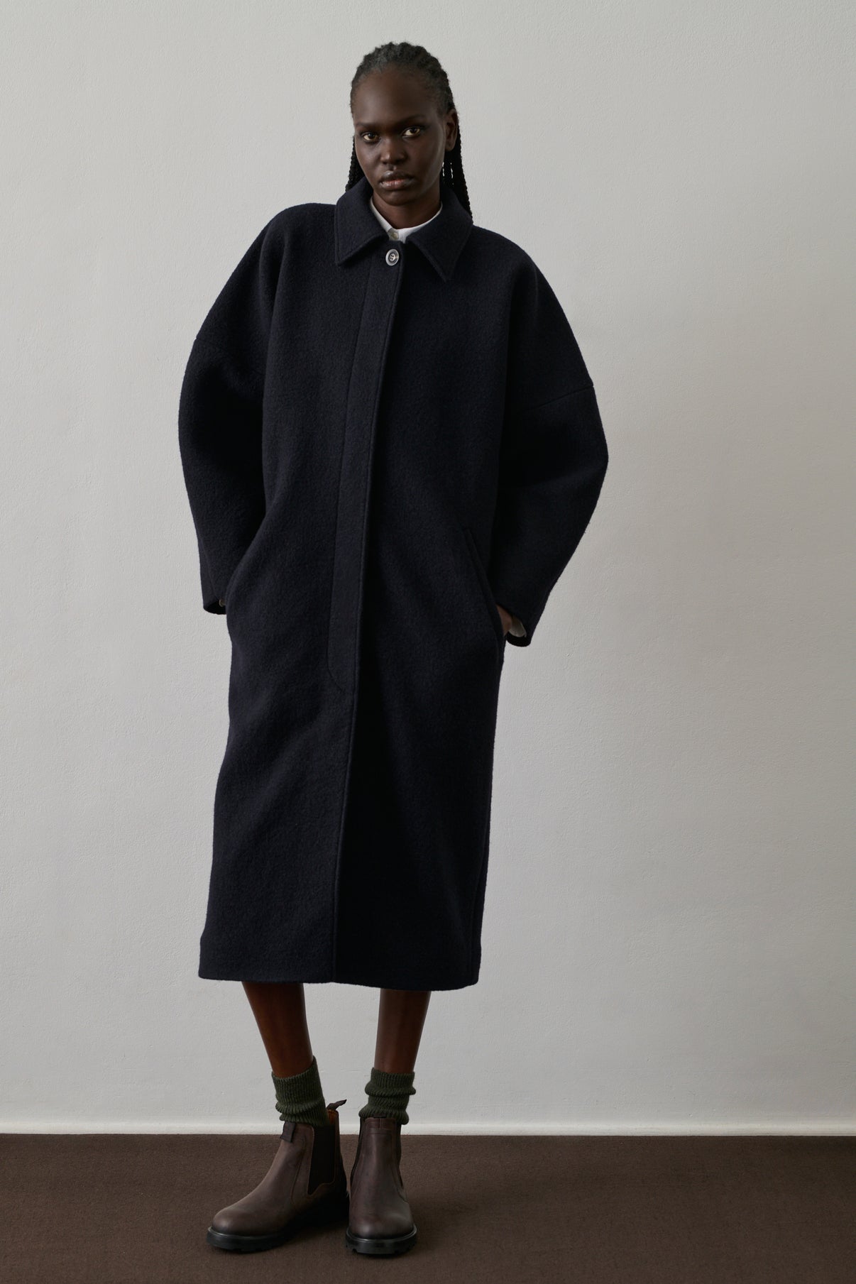 Bottines Fog - Marron Foncé - Cuir - Femme vue 3