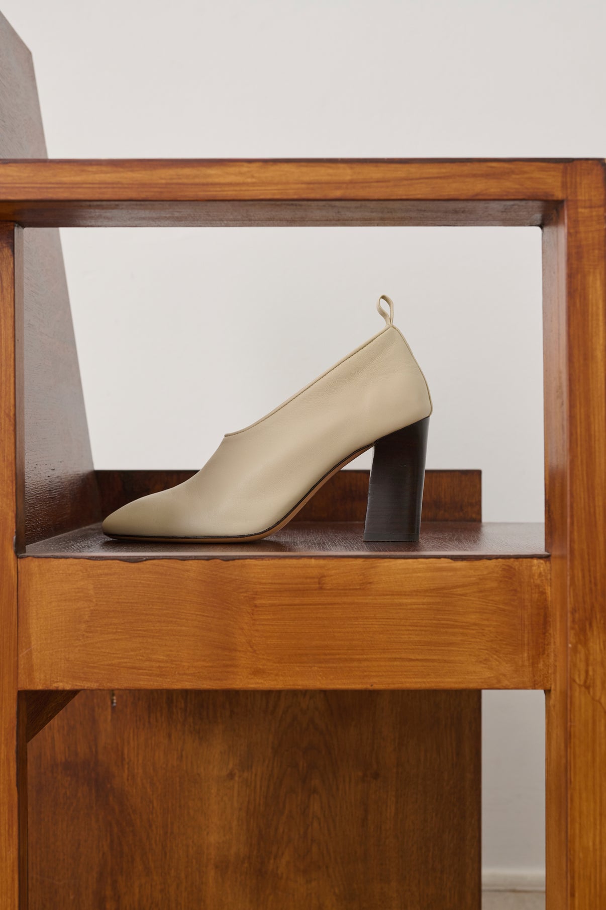 Escarpins Thea - Ivoire - Cuir - Femme vue 7