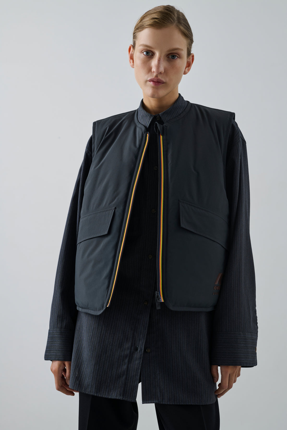 Blouson Wes - Anthracite/Chocolat - Femme