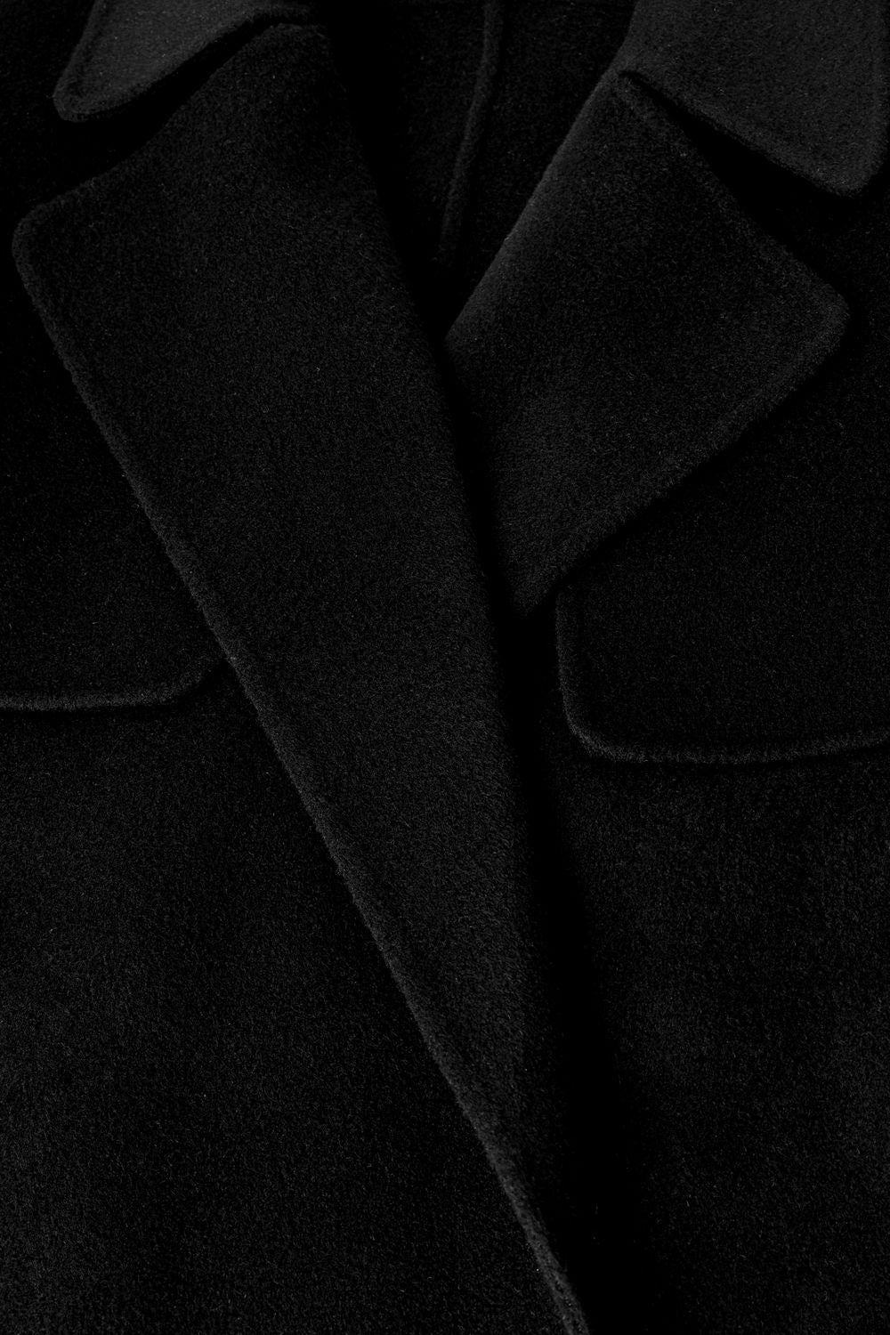 Manteau Stanislas - Noir - Laine - Femme vue 5