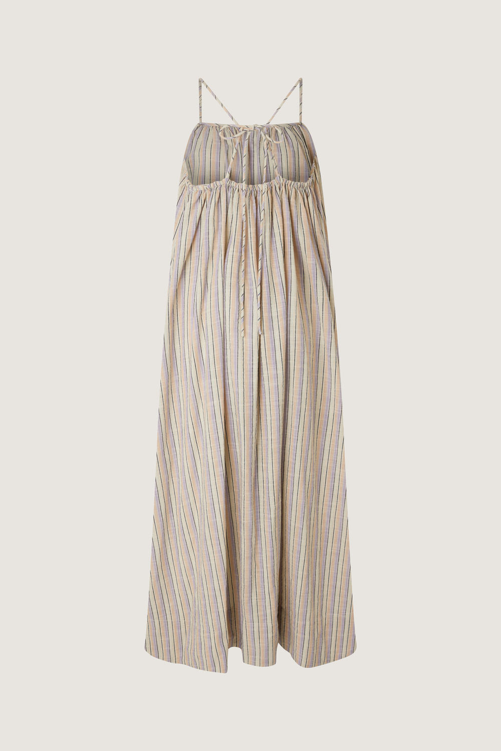 Robe Arielle - Parme/Beige - Coton - Femme vue 7