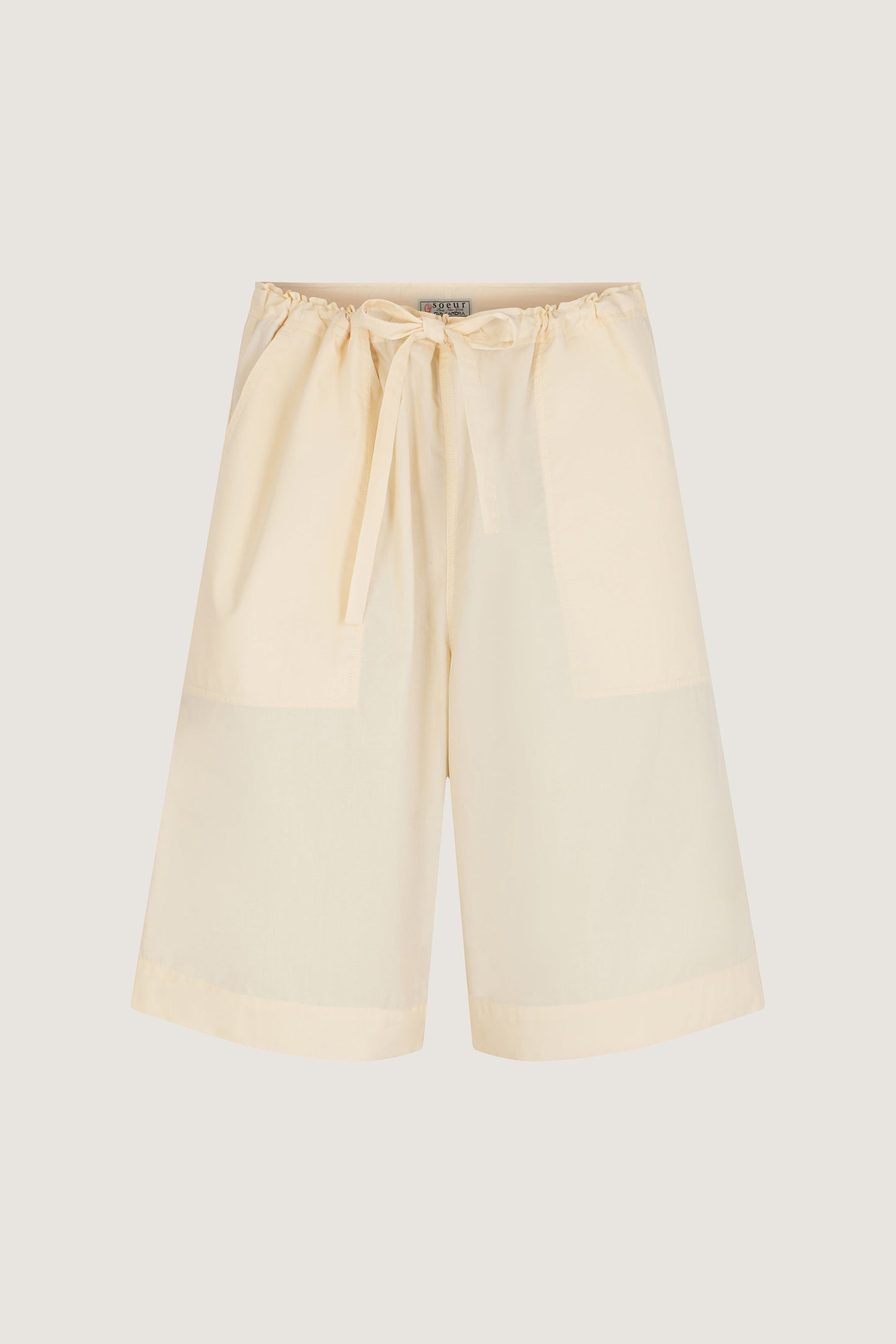 EAST OFF-WHITE SIDE SHORTS